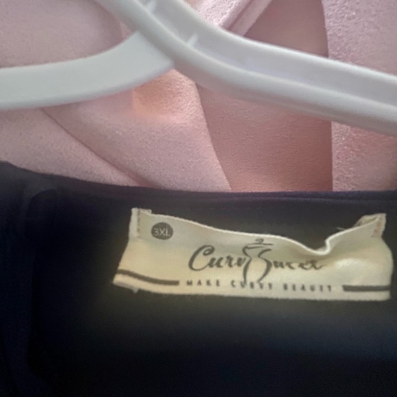 MUST Have! Curves for DAYS. Holiday Party?Wedding?! Navy Blue Dress, 20. 3X. - Picture 4 of 7